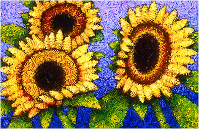 Three Sunflowers